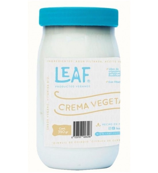 Crema Ácida Vegana Leaf 250 g