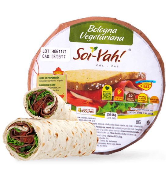 Bologna Vegana Soi-yah! 280g. y 500g.
