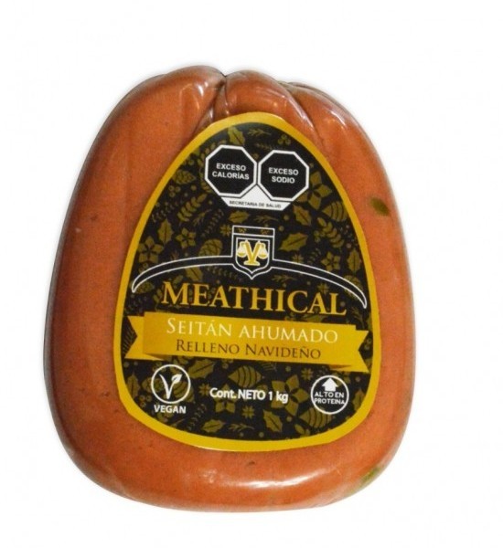 Seitán Ahumado Relleno Navideño Meathical 1 kg