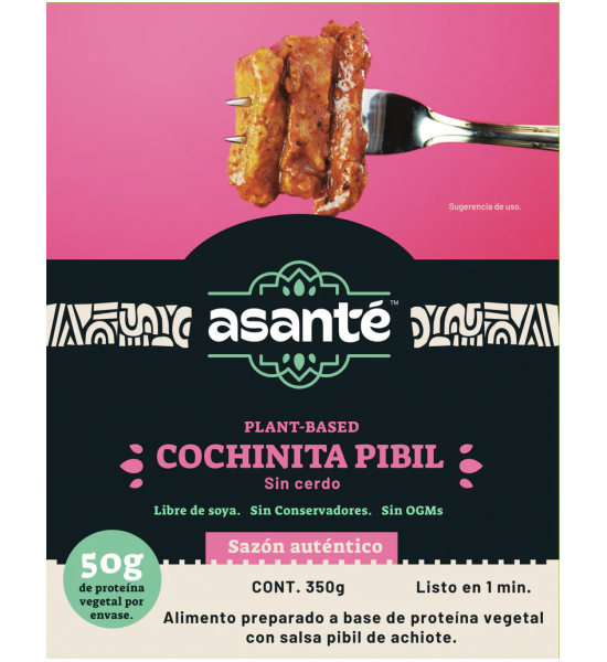 Cochinita Pibil Sin Cerdo Asanté 350g