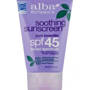 Protector Solar con Lavanda FPS 45 Alba Botánica 113 g