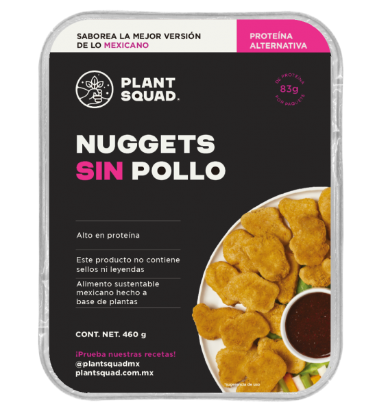 Nuggets Veganos Empanizado Sabor Pollo Plant Squad 460 g