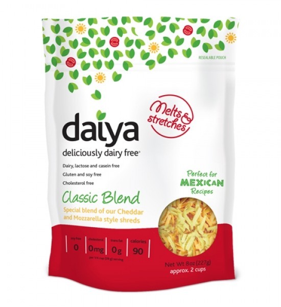 Queso Vegano Tipo Mezcla Clásica Rayado Daiya 227 g
