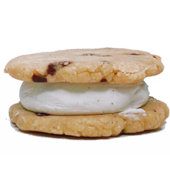 Sándwich de Galleta con Chispas de Chocolate y Helado Vegano Ketopia de Vainilla Frozen Boutique 120 g