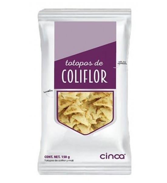 Totopos de Coliflor Cinca 150 g