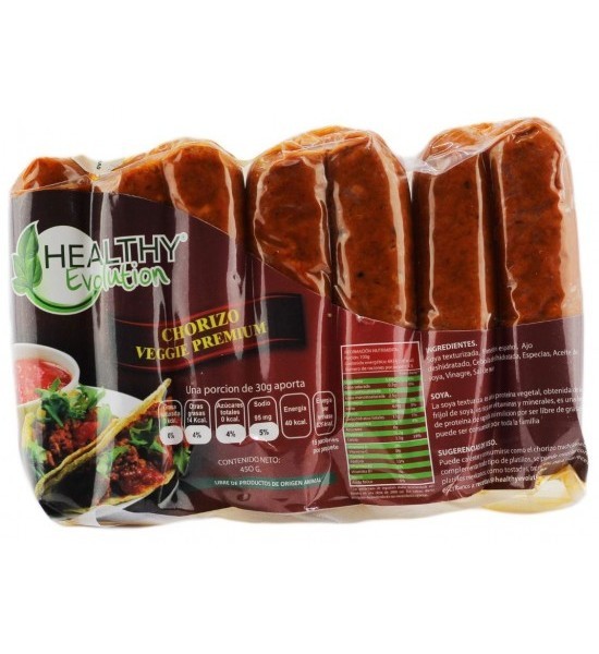 Chorizo Vegano Healthy Evolution 450g