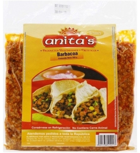 Barbacoa Vegana Natural Anita's 500 g