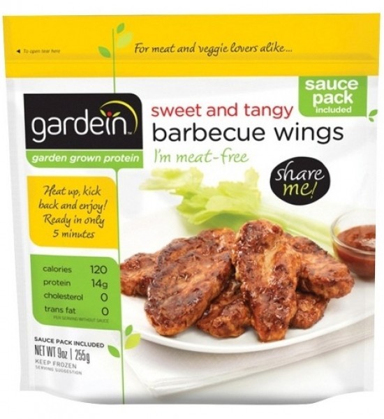 Imitación Alitas a la BBQ (Sweet and Tangy Barbacue Wings) Gardein 255 g