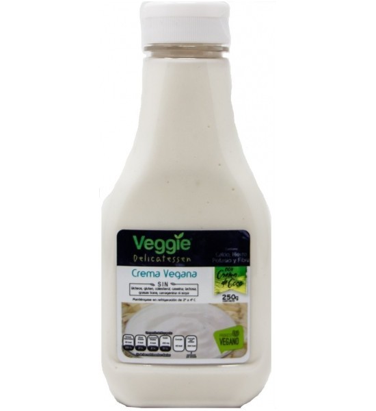 Crema Ácida Vegana Veggie Delicatessen 250 g